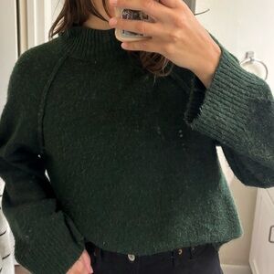 Zara Forest Green Turtleneck Sweater